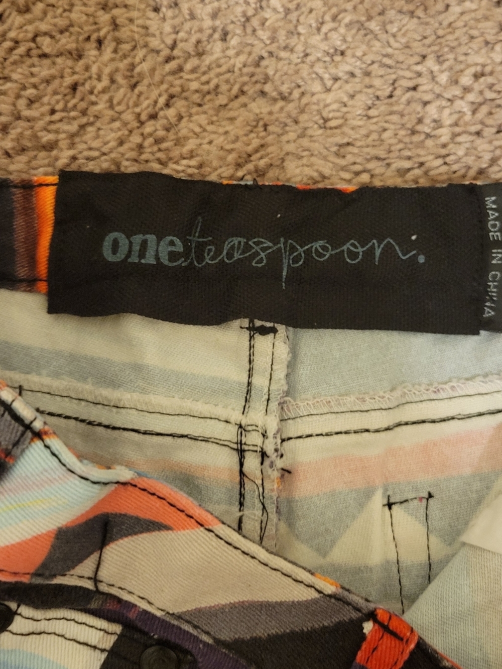 One Teaspoon Equador Chopper Shorts - Picture 8 of 11